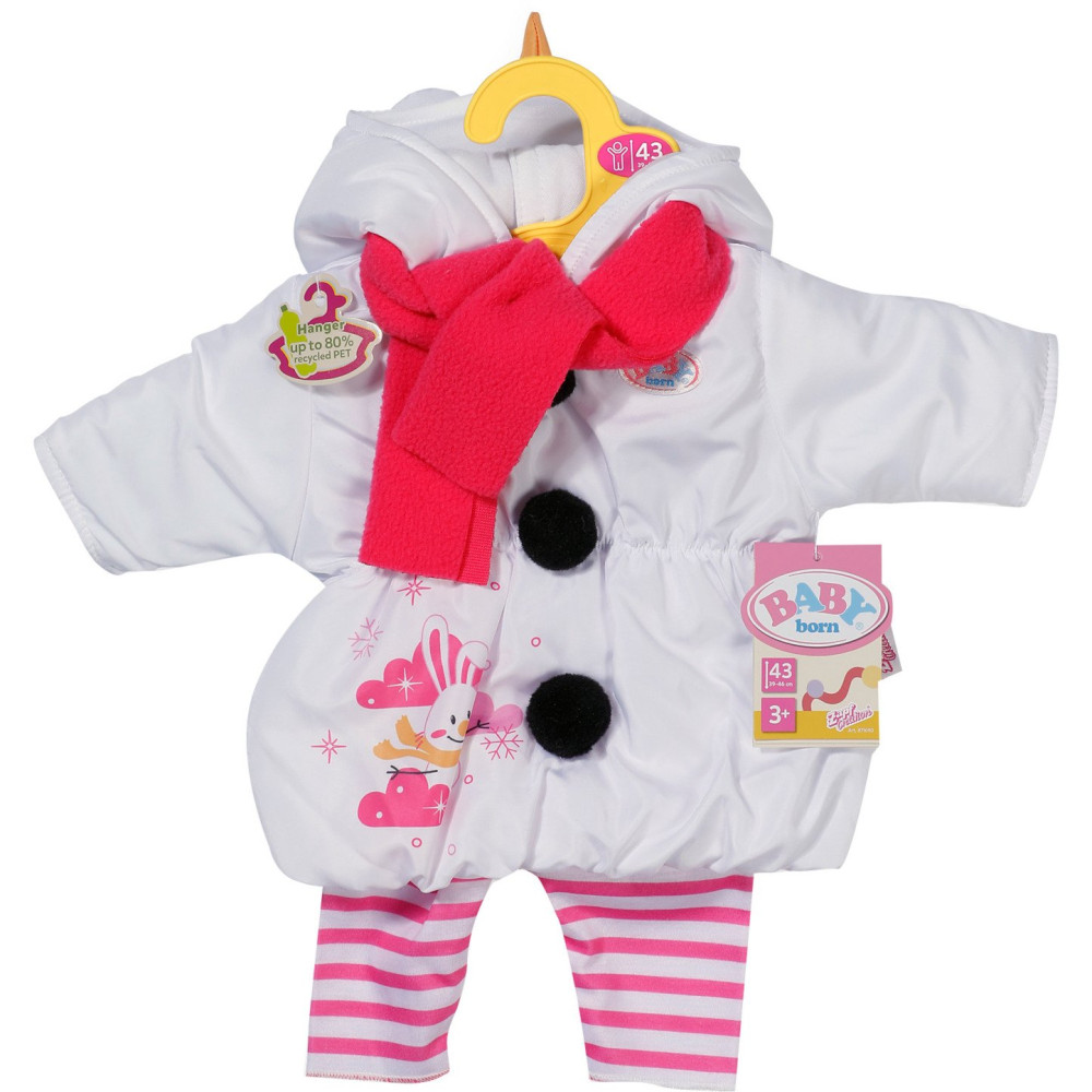ZAPF Creation BABY born Snowman Costume 43cm, Accessori della bambola