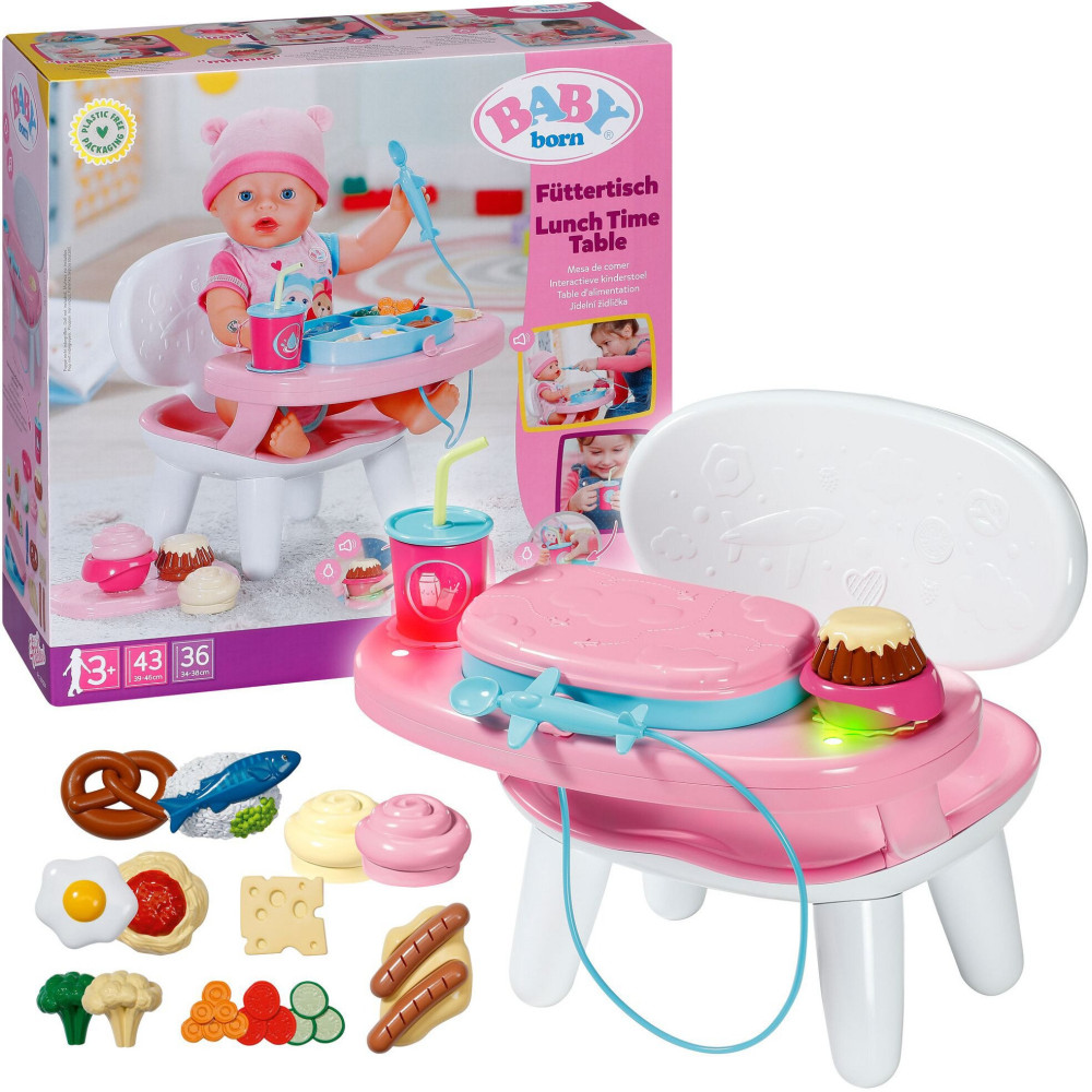 ZAPF Creation BABY born® Tavolo per la pappa, Bambole mobili