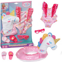 ZAPF Creation BABY born Swim Set Unicorn 43cm, Accessori della bambola