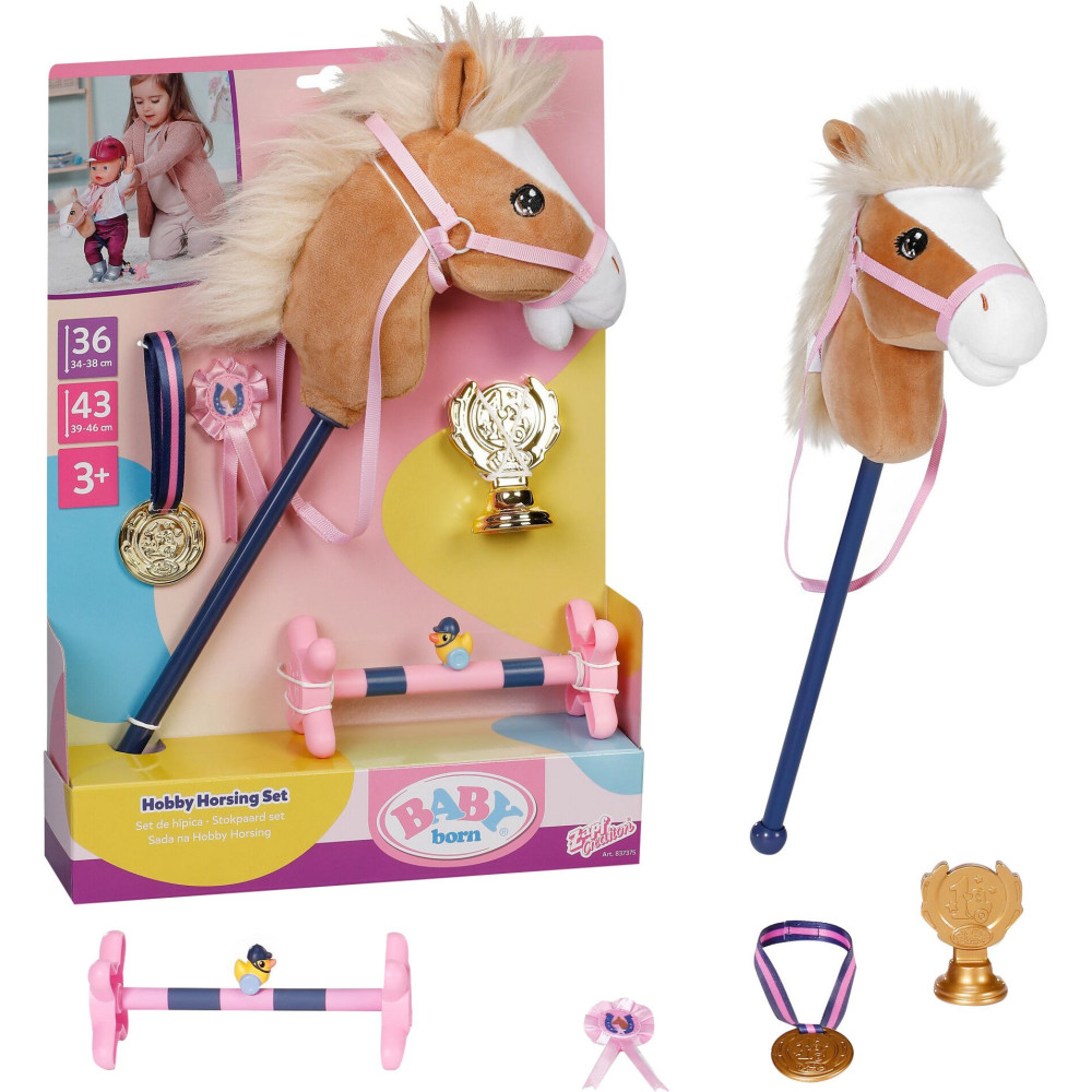 ZAPF Creation BABY born Hobby Horsing Set 43cm, Accessori della bambola