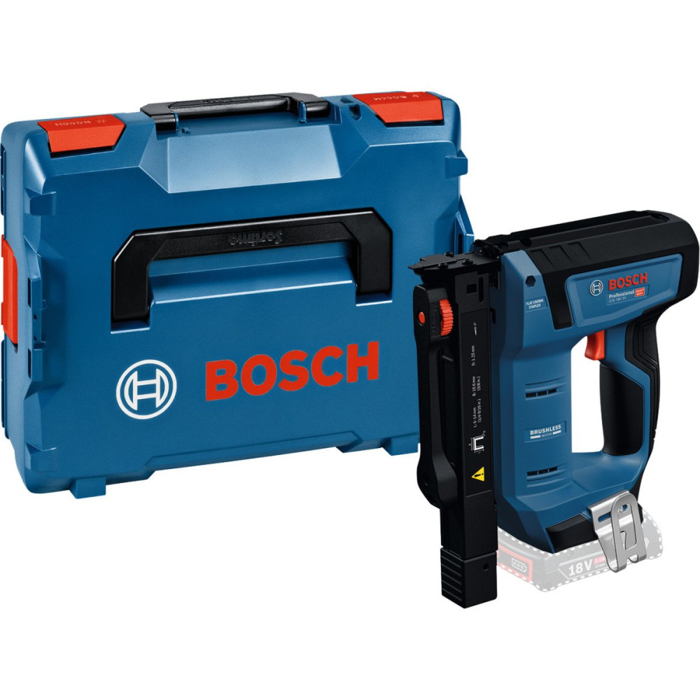 Bosch Chiodatrice a batteria per legno GTH 18V-14 Professional solo, 18Volt, Graffatrice