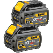 DEWALT Kit di avvio batteria XR FLEXVOLT DCB546T2, 54 Volt