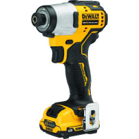 DEWALT Avvitatore a impulsi a batteria DCF801D2, 12Volt, 1/4"