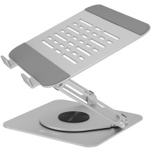 ICY BOX IB-NH300-R Supporto per computer portatile Argento 43,2 cm (17"), Stand