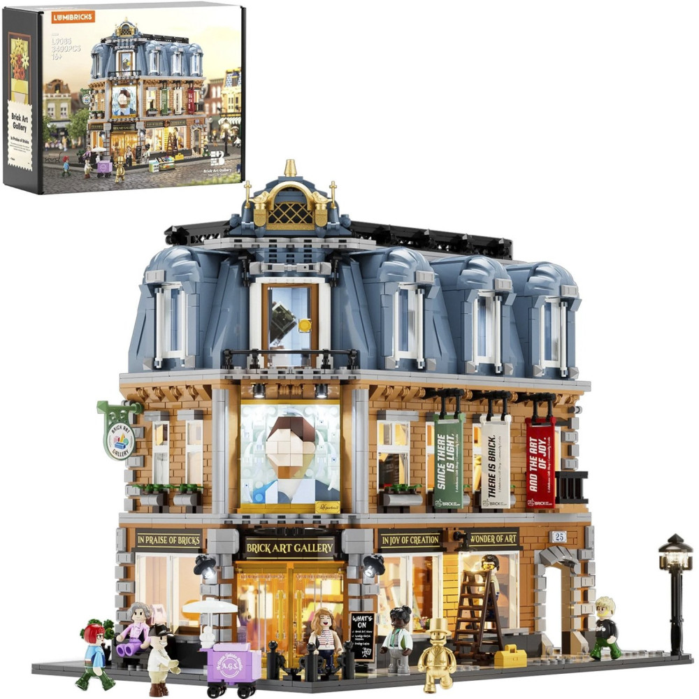 Lumibricks Brick Art Gallery, Giochi di costruzione