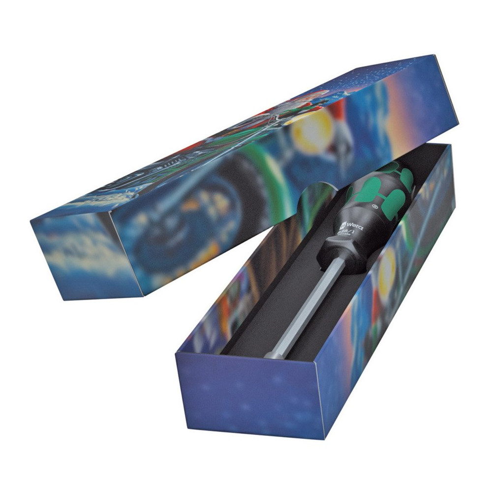 Wera Set di punte Kraftform compatto 27 pezzi 1 Christmas 2025, con impugnatura manuale, Set di bit