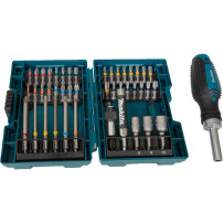 Makita Cacciavite a cricchetto + set di punte, 44 pezzi, Set di bit