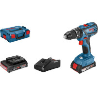 Bosch Trapano avvitatore a percussione a batteria GSB 18V-28 Professional, 18 Volt, Cordless