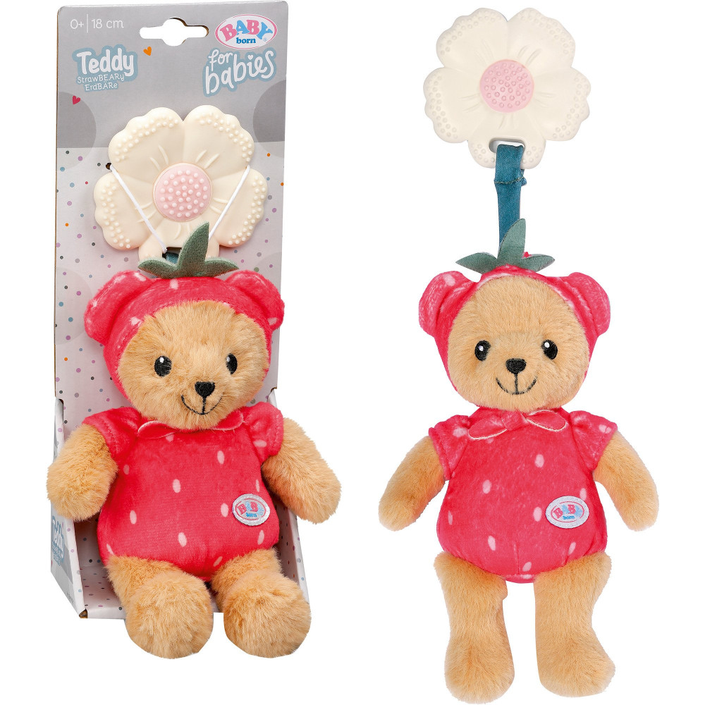 ZAPF Creation BABY born® for babies Teddy ErdBÄRe 18cm, Peluche animali