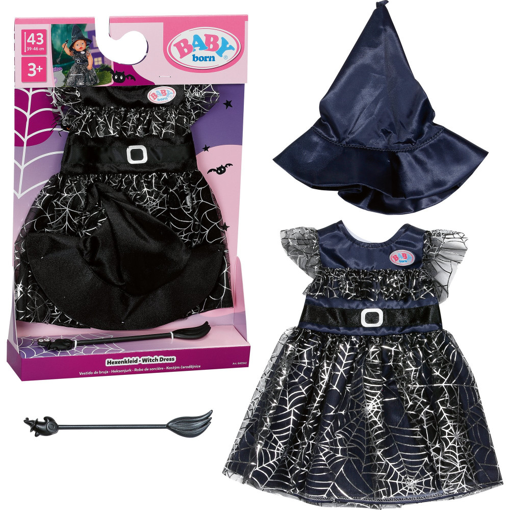 ZAPF Creation BABY born® Vestito da strega 43cm, Accessori della bambola