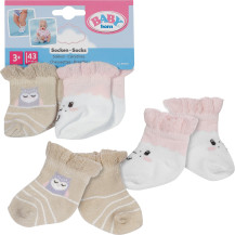 ZAPF Creation BABY born Calzini Pecora 2 paia 43cm, Accessori della bambola