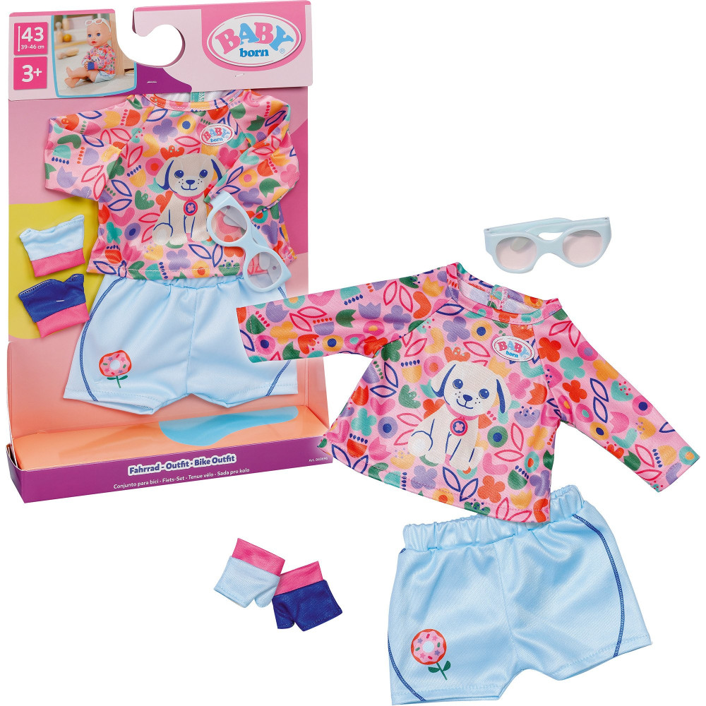 ZAPF Creation BABY born® Completo da bicicletta 43cm, Accessori della bambola