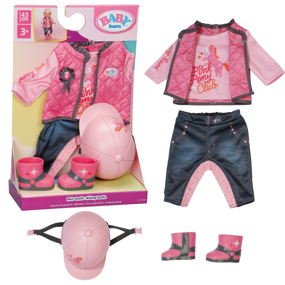 ZAPF Creation BABY born® Completo da equitazione 43cm, Accessori della bambola
