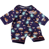 ZAPF Creation BABY born® Pigiama Teddy che si illumina al buio, Accessori della bambola