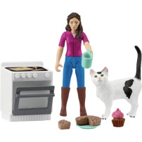 Schleich Set Tascabile! Pomeriggio di cucina, Gioco figura