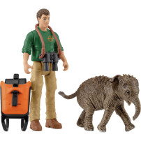 Schleich Set Tascabile! Esploratore in Escursione, Gioco figura