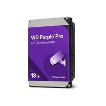WD Purple Pro WD181PURP - Disco rigido interno - 18 TB - dimensioni 3,5 pollici (8,9 cm)