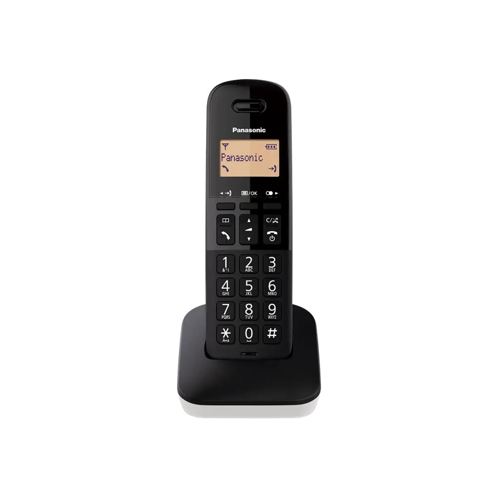 TELEFONO CORDLESS PAN TGB610 BIANCO ORA/ID CHI./RUBRICA 50 NUM/18 ORE