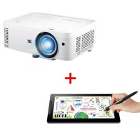 PROIETTORE VIEW WXGA 2000ANSI LED OTTICA CORTA + TAVOLETTA ID1330