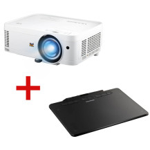 PROIETTORE VIEW WXGA 2000ANSI LED OTTICA CORTA + TAVOLETTA PF1020