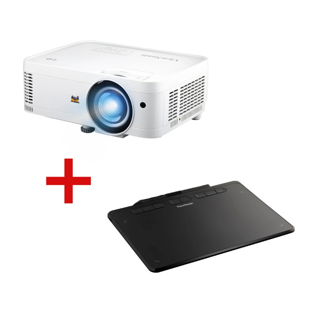 PROIETTORE VIEW WXGA 2000ANSI LED OTTICA CORTA + TAVOLETTA PF1020