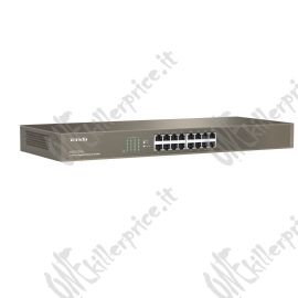 Tenda TEG1016G switch di rete Non gestito Gigabit Ethernet (10/100/1000) 1U Blu