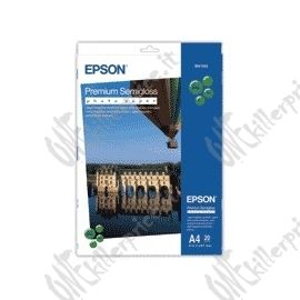 ORIGINAL Epson Carta Bianco S041332 Premium Semigloss 20 Blatt Carta fotografica, 20 fogli