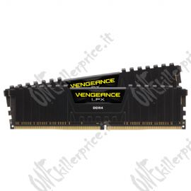 DIMM 32 GB DDR4-3600 Kit, ram black , CMK32GX4M2Z3600C18, Vengeance LPX, ottimizzata per AMD